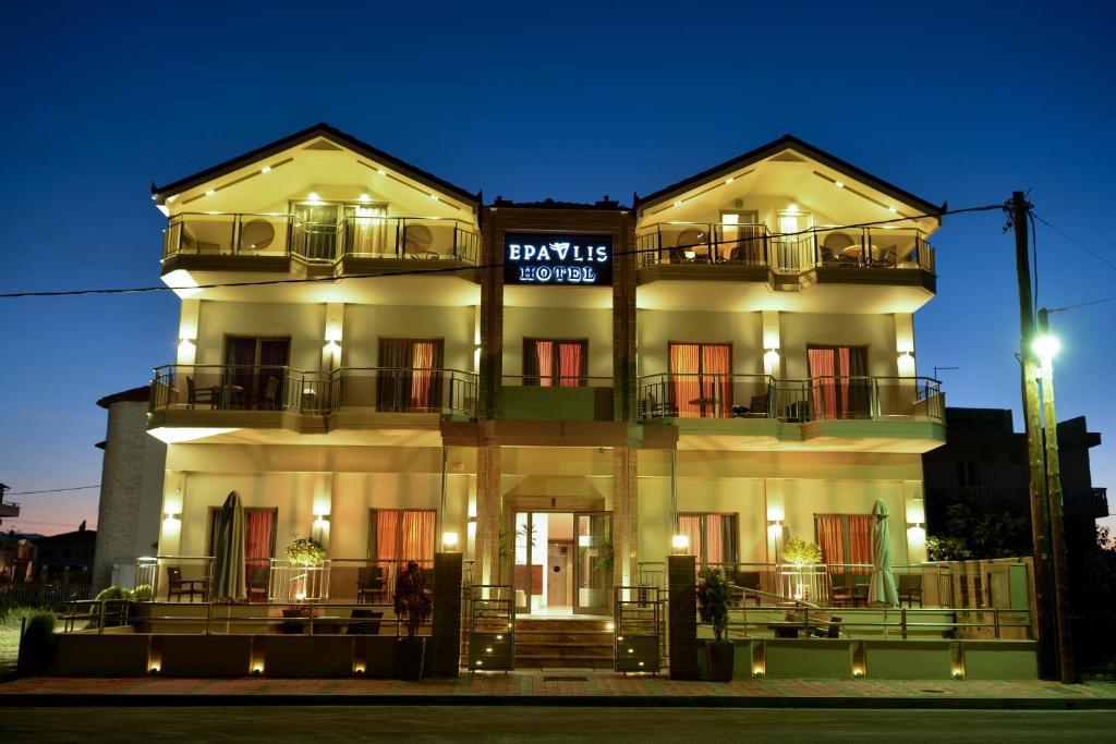 Hotel Epavlis Eleftheriadi ปาราเลียกาเตอรีนิส ภายนอก รูปภาพ